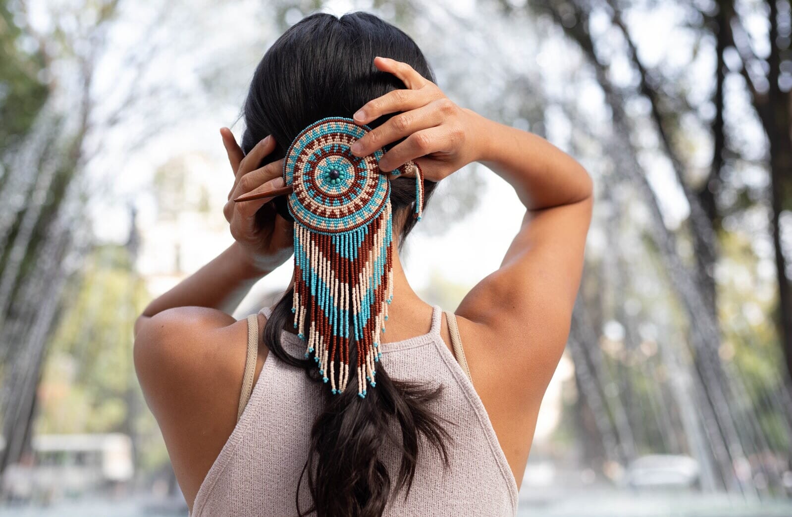 Handmade Beaded Hair Pieces