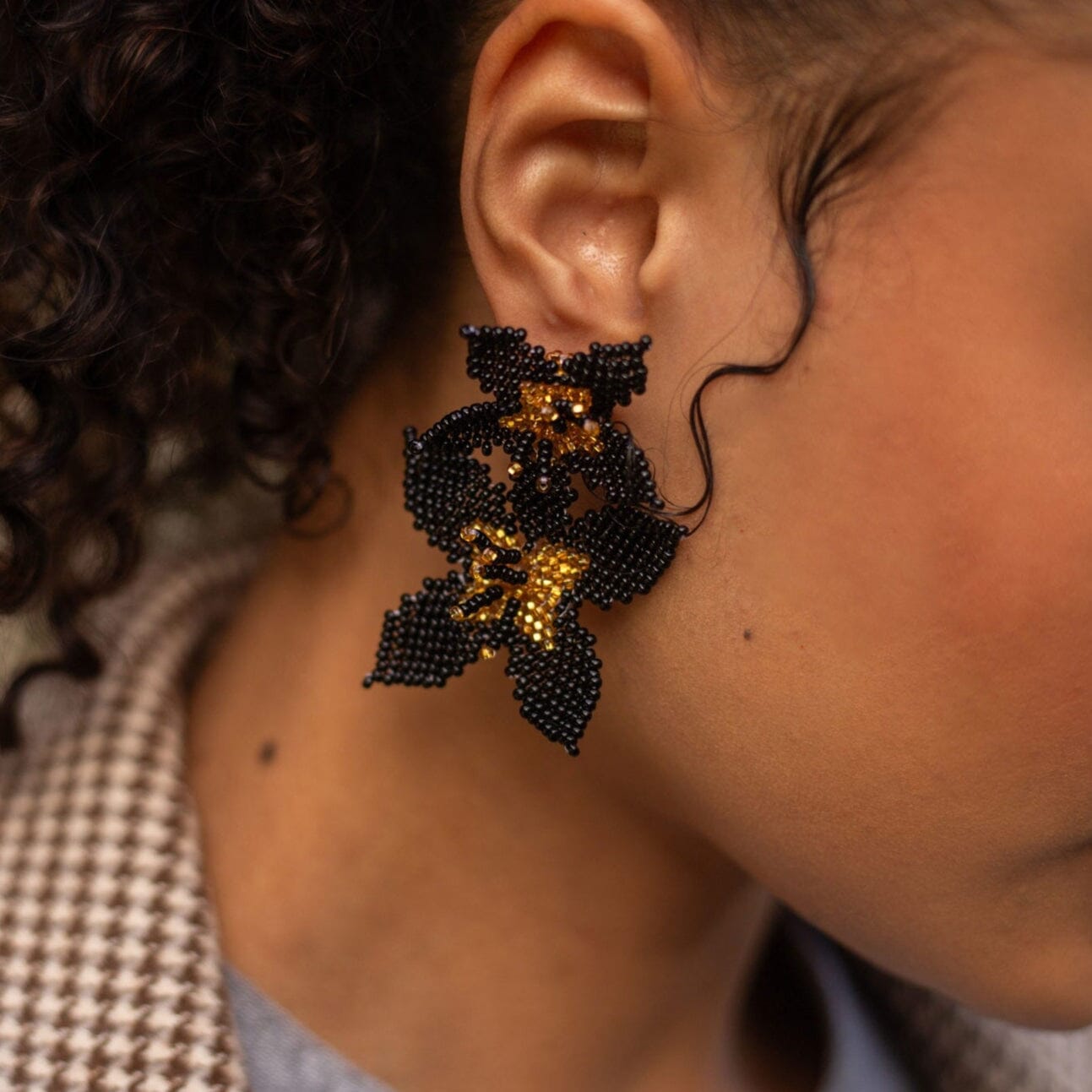 Black Bolero Earrings Mother Sierra 