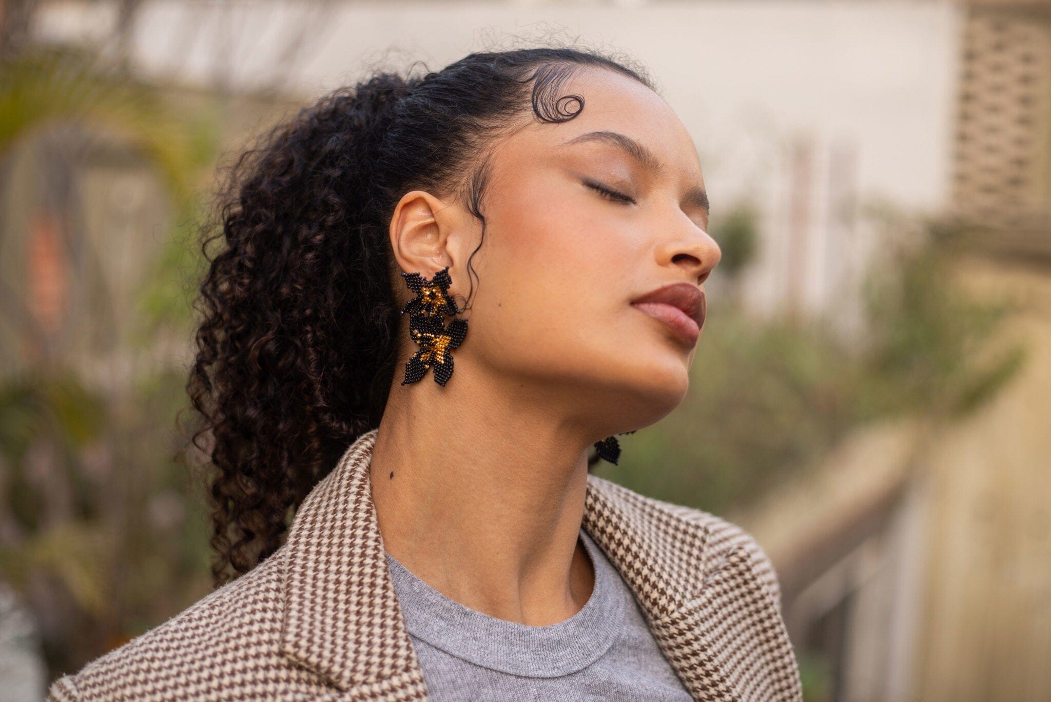 Black Bolero Earrings Mother Sierra 