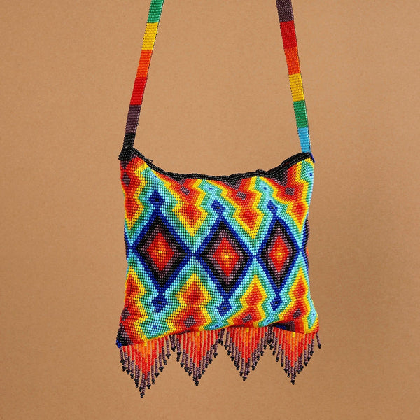 Native American leather bag | Leather craft, Beaded bags, Handcrafted  leather